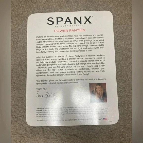 NIP SPANX Power Panties Shorts Size Small (B) Nude - Picture 4 of 7